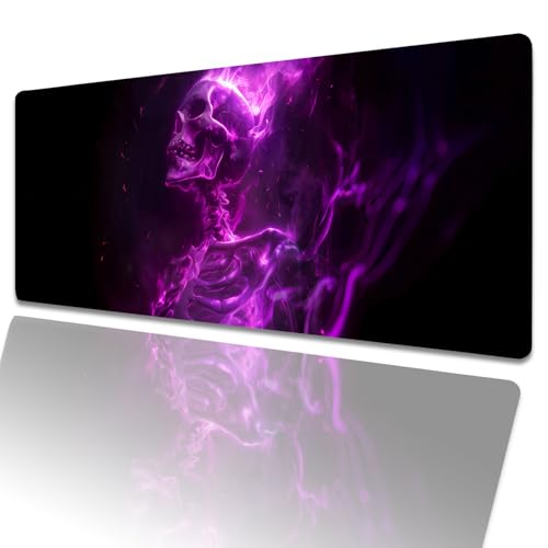 amepay Gaming-Mauspad mit Totenkopf-Motiv, 80 x 30 cm, coole große erweiterte Schreibtischunterlage mit rutschfester Gummiunterseite, Gothic-Mauspad für Laptop, Computer, PC, für Gamer, Büro amepay Gaming-Mauspad mit Totenkopf-Motiv, 80 x 30 cm, coole große erweiterte Schreibtischunterlage mit rutschfester Gummiunterseite, Gothic-Mauspad für Laptop, Computer, PC, für Gamer, Büro von amepay