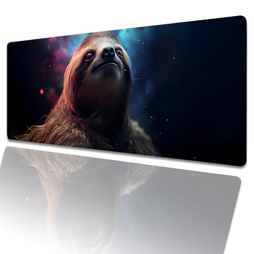 amepay Gaming-Mauspad mit niedlichem Faultier, 80 x 30 cm, coole große erweiterte Schreibtischunterlage mit rutschfester Gummiunterseite, großes Tier-Mauspad für Laptop, Computer, PC, für Gamer, Büro amepay Gaming-Mauspad mit niedlichem Faultier, 80 x 30 cm, coole große erweiterte Schreibtischunterlage mit rutschfester Gummiunterseite, großes Tier-Mauspad für Laptop, Computer, PC, für Gamer, Büro von amepay