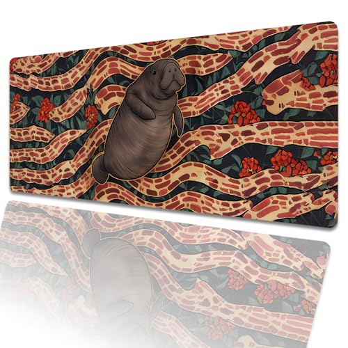 amepay Vintage Manatee Gaming-Mauspad, 80 x 30 cm, Ozeanspeck, große erweiterte Schreibtischunterlage mit rutschfester Gummiunterseite, Retro-Mauspad für Laptop, Computer, PC, für Gamer, Büro amepay Vintage Manatee Gaming-Mauspad, 80 x 30 cm, Ozeanspeck, große erweiterte Schreibtischunterlage mit rutschfester Gummiunterseite, Retro-Mauspad für Laptop, Computer, PC, für Gamer, Büro von amepay