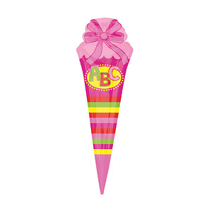 amscan® Folienballon Schultüte pink, 1 St. von amscan®