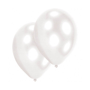 amscan® Luftballons Pearl weiß, 50 St. von amscan®