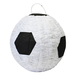 amscan® Piñata schwarz/weiß Fußball Ø 26,6 cm von amscan®