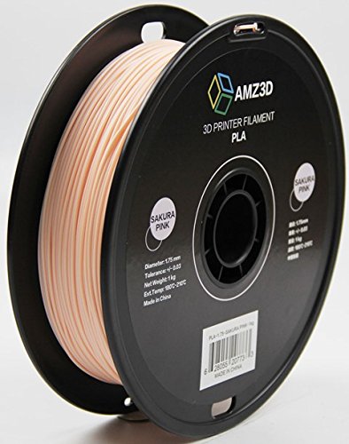 1,75 mm Sakura Pink PLA 3D Drucker Filament - 1 kg Spule (2,2 lbs) - Maßgenauigkeit +/- 0,03 mm von amz3d