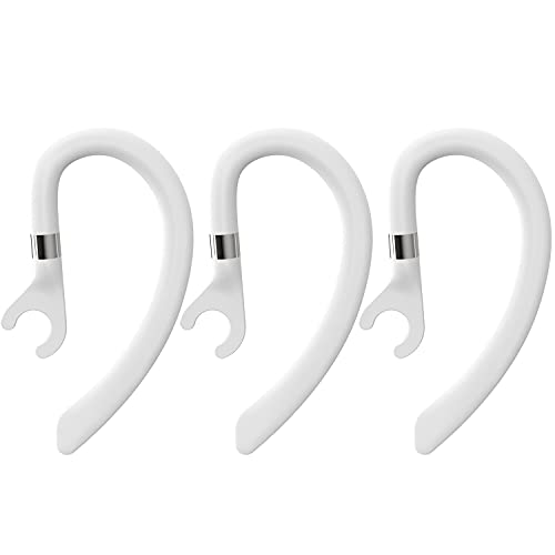 Universal-Ersatz-Ohrbügel für Bluetooth-Ohrhörer, weiche Silikon-Ohrbügel, kompatibel mit New Bee, Plantronics und anderen kabellosen Ohrhörern, Weiß, 3 Stück Universal-Ersatz-Ohrbügel für Bluetooth-Ohrhörer, weiche Silikon-Ohrbügel, kompatibel mit New Bee, Plantronics und anderen kabellosen Ohrhörern, Weiß, 3 Stück von amzluv