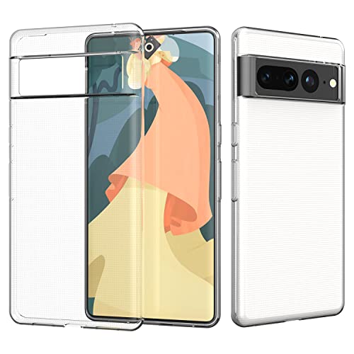 anccer Kompatibel Mit Google Pixel 7 Hülle, Transparent Weiche Silikon [Ultradünnen] Handyhülle,Anti-Kratzen,Anti-Fingerabdruck,Anti-Fallen Cover für Google Pixel 7 (transparent) von anccer