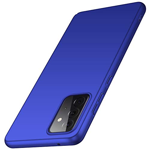 anccer Kompatibel mit Samsung Galaxy A52 5G, Galaxy A52S 5G Hülle [Serie Matte] Elastische Schockabsorption und Ultra dünnes Handyhülle Design für Samsung Galaxy A52 5G, Galaxy A52S 5G (Blau) von anccer