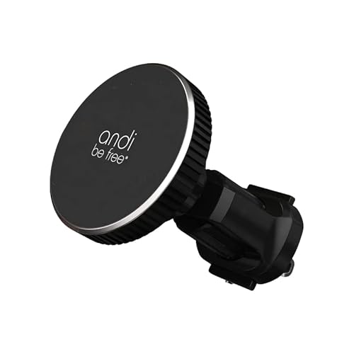 andi be free Wireless Vent Mount Fast Charger | induktive Ladestation für das Auto | magnetische Ladestation | Handyhalter mit Ladefunktion, 15 Watt, schwarz von andi be free