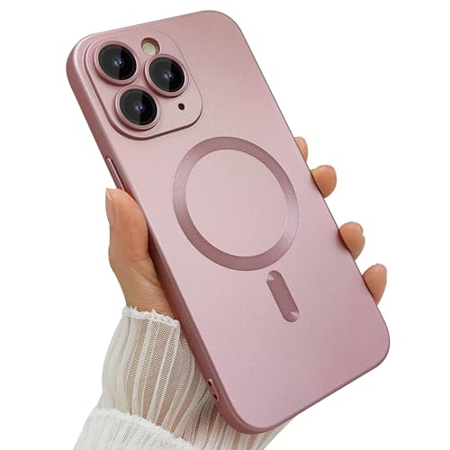 ankofave Magnetische Hülle für iPhone 11 Pro Max Handyhülle für Frauen, mattes, luxuriöses, weiches, metallisches Glanz-Design mit Kameralinsenschutz, kompatibel mit Magsafe Hülle für iPhone 11 Pro ankofave Magnetische Hülle für iPhone 11 Pro Max Handyhülle für Frauen, mattes, luxuriöses, weiches, metallisches Glanz-Design mit Kameralinsenschutz, kompatibel mit Magsafe Hülle für iPhone 11 Pro von ankofave