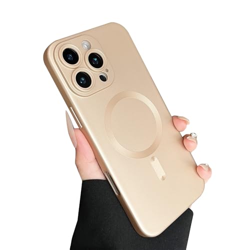 ankofave Magnetische Schutzhülle für iPhone 16 Pro Max, Handyhülle für Frauen, mattes, luxuriöses, weiches, metallisches Glanz-Design, mit Objektivschutz, kompatibel mit Magsafe Hülle für iPhone 16 ankofave Magnetische Schutzhülle für iPhone 16 Pro Max, Handyhülle für Frauen, mattes, luxuriöses, weiches, metallisches Glanz-Design, mit Objektivschutz, kompatibel mit Magsafe Hülle für iPhone 16 von ankofave