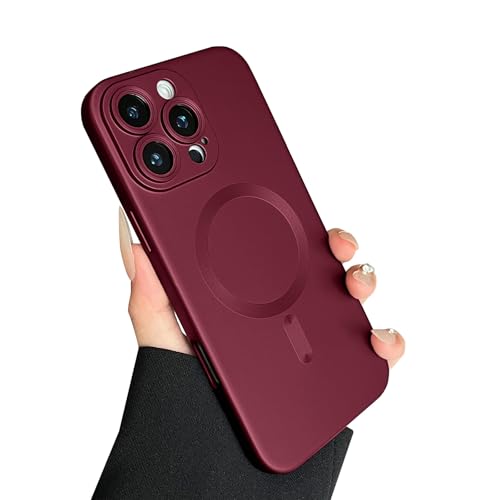 ankofave Magnetische Schutzhülle für Phone 16 Pro, für Damen, matt, luxuriös, weich, metallisch, glänzend, mit Kameraobjektivschutz, kompatibel mit Magsafe Hülle für Phone 16 Pro, 16 cm (6,3 Zoll), ankofave Magnetische Schutzhülle für Phone 16 Pro, für Damen, matt, luxuriös, weich, metallisch, glänzend, mit Kameraobjektivschutz, kompatibel mit Magsafe Hülle für Phone 16 Pro, 16 cm (6,3 Zoll), von ankofave