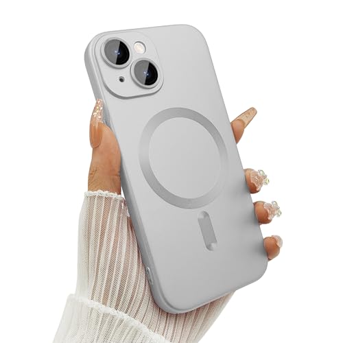 ankofave Magnetische Schutzhülle für iPhone 13, für Damen/Herren, matt, luxuriös, weich, metallisch, glänzend, mit Kameraobjektivschutz, kompatibel mit Magsafe Hülle für iPhone 13, 15,5 cm (6,1 Zoll ankofave Magnetische Schutzhülle für iPhone 13, für Damen/Herren, matt, luxuriös, weich, metallisch, glänzend, mit Kameraobjektivschutz, kompatibel mit Magsafe Hülle für iPhone 13, 15,5 cm (6,1 Zoll von ankofave