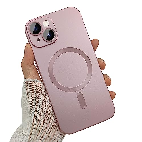 ankofave Magnetische Schutzhülle für iPhone 13 Mini, Handyhülle für Frauen, Mattes, luxuriöses, weiches, metallisches Glanz-Design mit Kameralinsenschutz, kompatibel mit Magsafe Hülle für iPhone 13 ankofave Magnetische Schutzhülle für iPhone 13 Mini, Handyhülle für Frauen, Mattes, luxuriöses, weiches, metallisches Glanz-Design mit Kameralinsenschutz, kompatibel mit Magsafe Hülle für iPhone 13 von ankofave