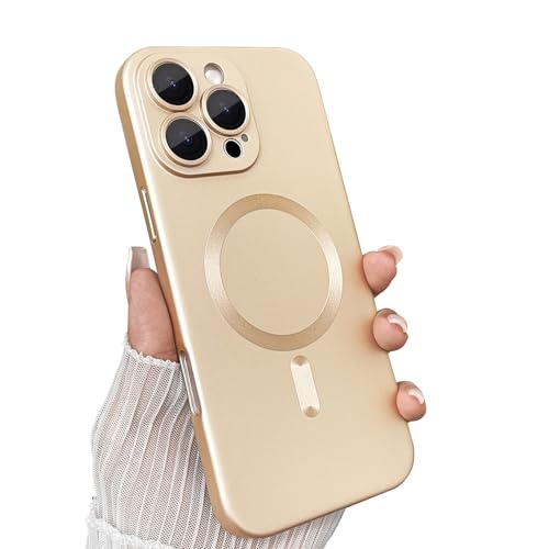 ankofave Magnetische Schutzhülle für iPhone 16 Pro, mit Kameraobjektivschutz, kompatibel mit magnetischer, schlanker, stoßfester, weicher Silikon-Metallic-Glanz-Handyhülle für iPhone 16 Pro ankofave Magnetische Schutzhülle für iPhone 16 Pro, mit Kameraobjektivschutz, kompatibel mit magnetischer, schlanker, stoßfester, weicher Silikon-Metallic-Glanz-Handyhülle für iPhone 16 Pro von ankofave