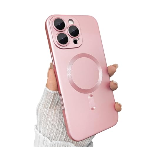 ankofave Magnetische Schutzhülle für iPhone 16 Pro, mit Kameraobjektivschutz, kompatibel mit magnetischer, schlanker, stoßfester Stoßstange, weiches Silikon, metallisch glänzend, für iPhone 16 Pro ankofave Magnetische Schutzhülle für iPhone 16 Pro, mit Kameraobjektivschutz, kompatibel mit magnetischer, schlanker, stoßfester Stoßstange, weiches Silikon, metallisch glänzend, für iPhone 16 Pro von ankofave