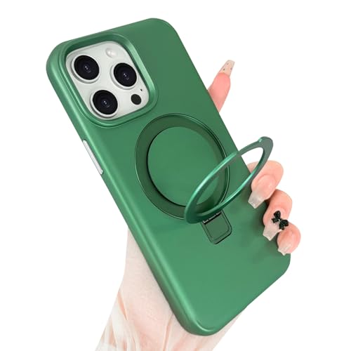 ankofave Schutzhülle für iPhone 15 Pro Max mit magnetischem, unsichtbarem Ständer, matt, luxuriös, metallischer Glanz, 3,0 mm dicker Schutz, hartes Polycarbonat, kratzfeste Handyhülle für iPhone 15 ankofave Schutzhülle für iPhone 15 Pro Max mit magnetischem, unsichtbarem Ständer, matt, luxuriös, metallischer Glanz, 3,0 mm dicker Schutz, hartes Polycarbonat, kratzfeste Handyhülle für iPhone 15 von ankofave