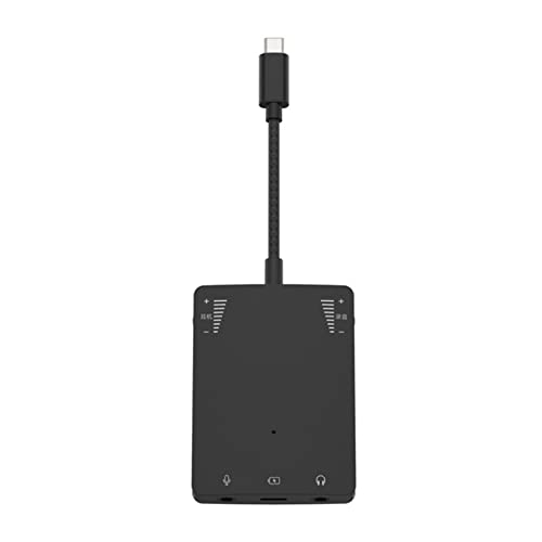 Praktischer Typ-C auf 3,5-mm-Kopfhörer-Adapter, Live-Übertragung, Soundkarte, Mikrofon für Telefon-, Computer-Zubehör Praktischer Typ-C auf 3,5-mm-Kopfhörer-Adapter, Live-Übertragung, Soundkarte, Mikrofon für Telefon-, Computer-Zubehör von antianzhizhuang