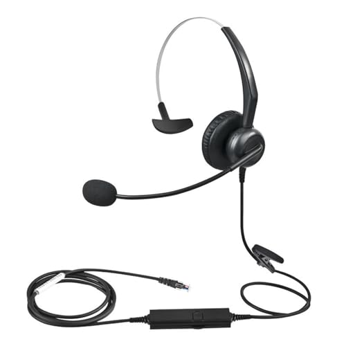 antianzhizhuang VF31 Monaurales Schnurgebundenes Call Center Telefon Headset Kopfhörer Ohrhörern von antianzhizhuang