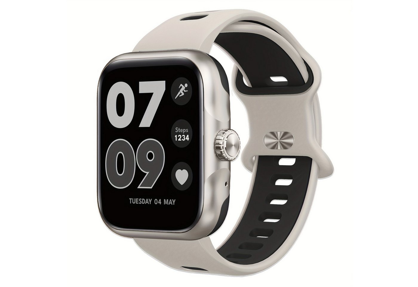anyloop Fur Herren Damen mit Fähig zu kabellosen Anrufen Antworten und Beenden Smartwatch (1.81 Zoll, Andriod iOS), mit HD-Bildschirm. 100 Trainingsoptionen.bietet verschiedene Sportmodi von anyloop