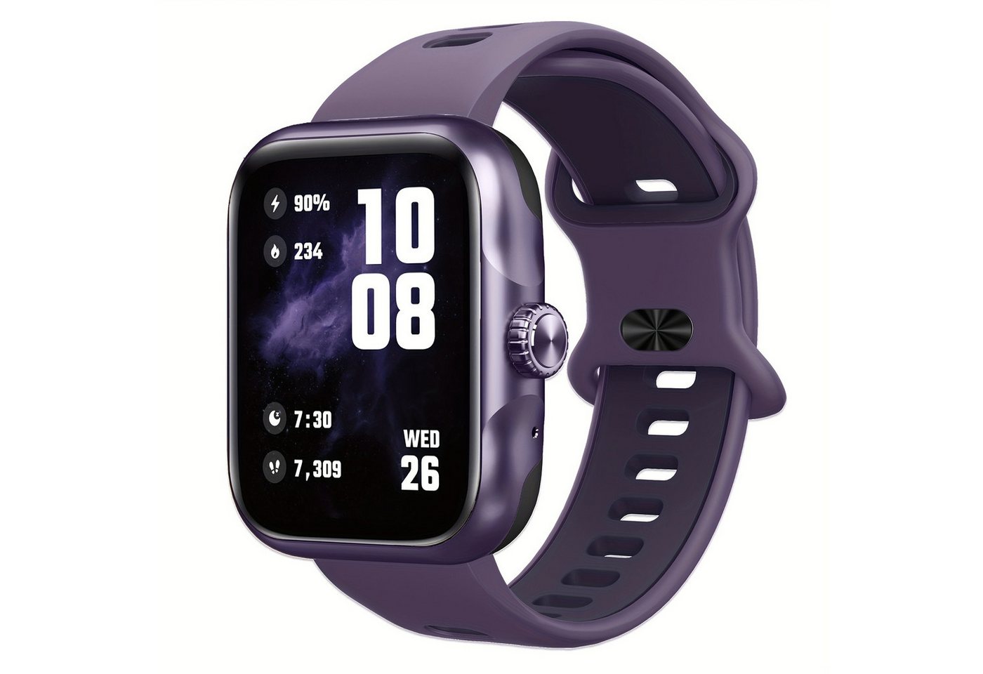 anyloop Fur Herren Damen mit Fähig zu kabellosen Anrufen Antworten und Beenden Smartwatch (1.81 Zoll, Andriod iOS), mit HD-Bildschirm. 100 Trainingsoptionen.bietet verschiedene Sportmodi von anyloop