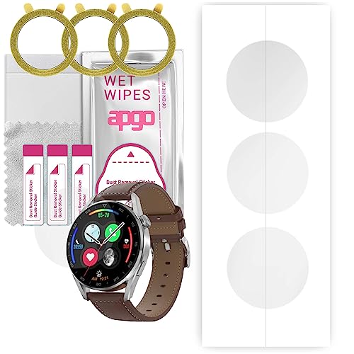 apgo 3 Stück Schutzfolie, klar, kompatibel mit DT NO.1 DT3 PRO Smartwatch, Hydrogel Displayschutzfolie mit Positionierhilfe, Displayfolie, robust und kratzfest apgo 3 Stück Schutzfolie, klar, kompatibel mit DT NO.1 DT3 PRO Smartwatch, Hydrogel Displayschutzfolie mit Positionierhilfe, Displayfolie, robust und kratzfest von apgo