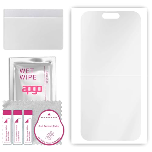 apgo Hydrogel Schutzfolie, Klar, kompatibel mit Apple iPhone 16 Pro Max, flexibele Displayschutzfolie, Folie mit Positionierhilfe, kratzfest, einfache Montage apgo Hydrogel Schutzfolie, Klar, kompatibel mit Apple iPhone 16 Pro Max, flexibele Displayschutzfolie, Folie mit Positionierhilfe, kratzfest, einfache Montage von apgo