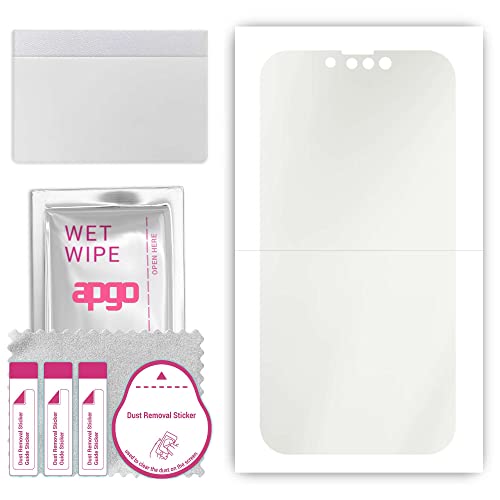 apgo Hydrogel Schutzfolie, Matt, kompatibel mit Apple iPhone 14, flexibele Displayschutzfolie, Folie mit Positionierhilfe, Anti-Fingerprint, kratzfest, einfache Montage apgo Hydrogel Schutzfolie, Matt, kompatibel mit Apple iPhone 14, flexibele Displayschutzfolie, Folie mit Positionierhilfe, Anti-Fingerprint, kratzfest, einfache Montage von apgo