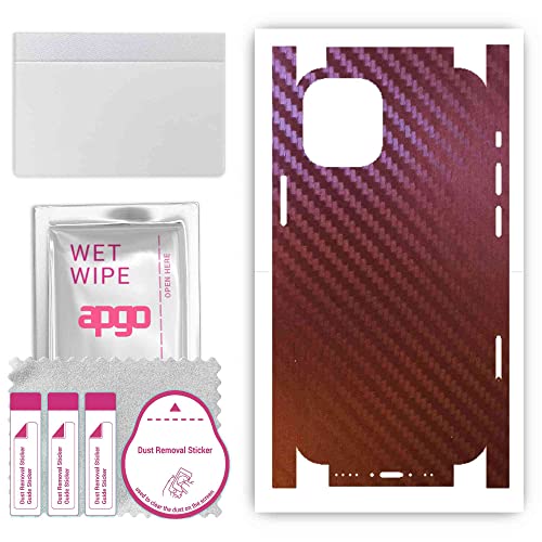 apgo Rückseite + Seiten Schutzfolie, Skin, kompatibel mit Apple iPhone 12 Mini, Hinten Displayschutzfolie aus Vinylfolie, Kratzfest, einfache Montage - Kohlenstoff-Chamäleon CAKA5 apgo Rückseite + Seiten Schutzfolie, Skin, kompatibel mit Apple iPhone 12 Mini, Hinten Displayschutzfolie aus Vinylfolie, Kratzfest, einfache Montage - Kohlenstoff-Chamäleon CAKA5 von apgo