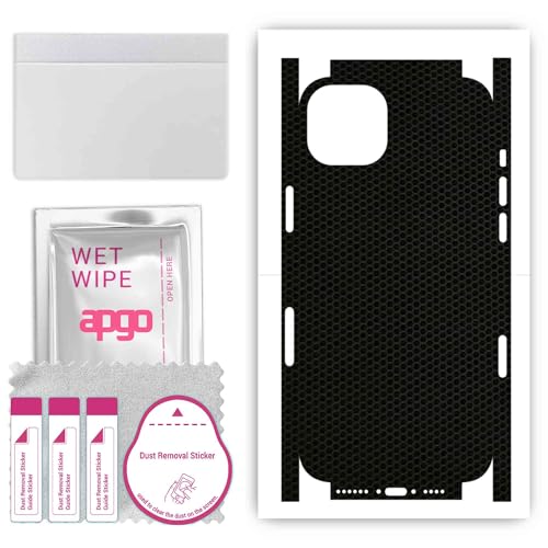 apgo Rückseite + Seiten Schutzfolie, Skin, kompatibel mit Apple iPhone 15 Plus, Hinten Displayschutzfolie aus Vinylfolie, kratzfest, einfache Montage - Matrix apgo Rückseite + Seiten Schutzfolie, Skin, kompatibel mit Apple iPhone 15 Plus, Hinten Displayschutzfolie aus Vinylfolie, kratzfest, einfache Montage - Matrix von apgo