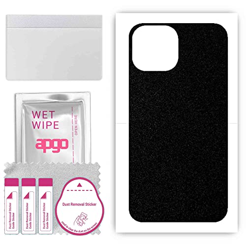 apgo Rückseite Schutzfolie, Skin, kompatibel mit Apple iPhone 13 mini, Hinten Displayschutzfolie aus Vinylfolie, kratzfest, einfache Montage - Mattschwarz apgo Rückseite Schutzfolie, Skin, kompatibel mit Apple iPhone 13 mini, Hinten Displayschutzfolie aus Vinylfolie, kratzfest, einfache Montage - Mattschwarz von apgo
