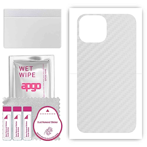 apgo Rückseite Schutzfolie, Skin, kompatibel mit Apple iPhone 13 Mini, Hinten Displayschutzfolie aus Vinylfolie, Kratzfest, einfache Montage - Transparenter Kohlenstoff apgo Rückseite Schutzfolie, Skin, kompatibel mit Apple iPhone 13 Mini, Hinten Displayschutzfolie aus Vinylfolie, Kratzfest, einfache Montage - Transparenter Kohlenstoff von apgo