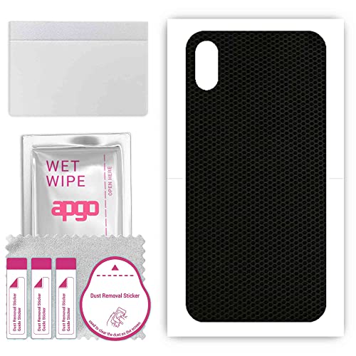 apgo Rückseite Schutzfolie, Skin, kompatibel mit Apple iPhone XS, Hinten Displayschutzfolie aus Vinylfolie, kratzfest, einfache Montage - Matrix apgo Rückseite Schutzfolie, Skin, kompatibel mit Apple iPhone XS, Hinten Displayschutzfolie aus Vinylfolie, kratzfest, einfache Montage - Matrix von apgo