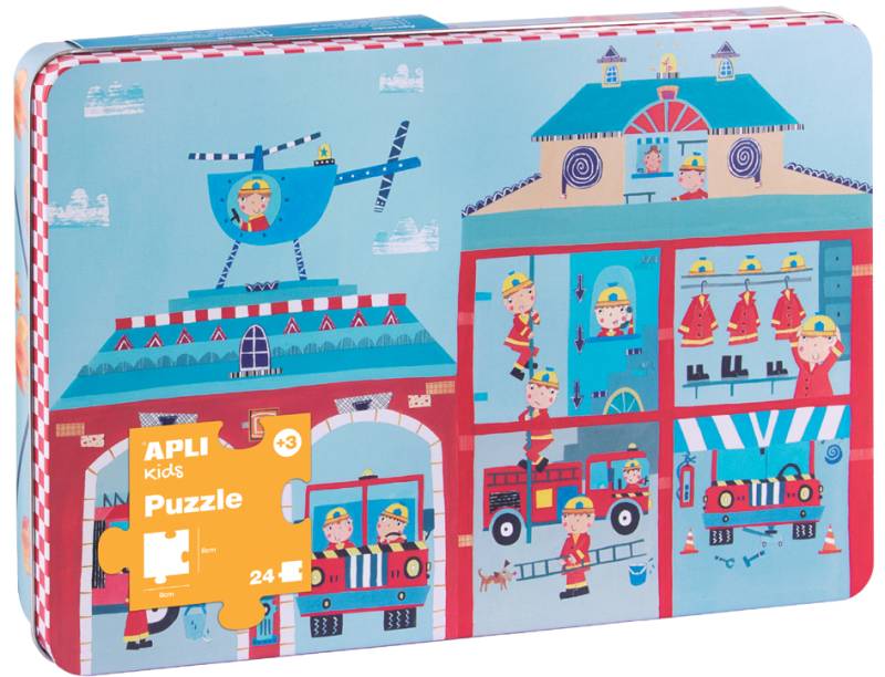 APLI kids Puzzle , Feuerwache, , 24 Teile von apli kids
