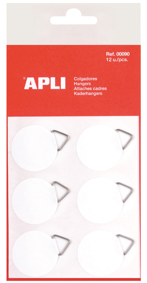 APLI Bildaufhänger, weiß, selbstklebend, Tragkraft: 200 g APLI Bildaufhänger, weiß, selbstklebend, Tragkraft: 200 g von apli