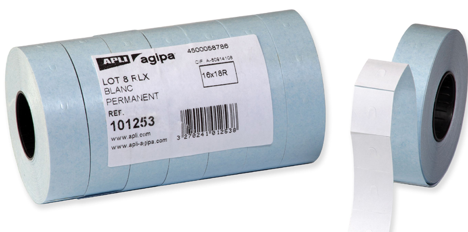 APLI Etiketten für Preisauszeichner, 16 x 18 mm, weiß von apli