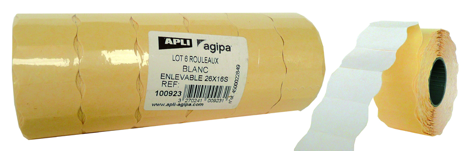 APLI Etiketten für Preisauszeichner, 22 x 12 mm von apli