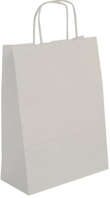 APLI Papiertragetasche - aus Kraftpapier, groß, weiß von apli