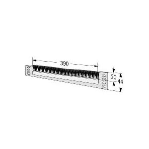 apraNET - Kabelführungsplatte für Schaltschrank - Hellgrau, RAL 7035 - 1U - 48.3 cm (19) von apranet