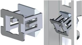 apraNET - Käfigmuttern (M5) - Schwarz (Packung mit 50 pieces) von apranet