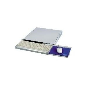 apraNET - Rack Keyboard Shelf - Hellgrau, RAL 7035 - 1U - 48.3 cm (19) von apranet