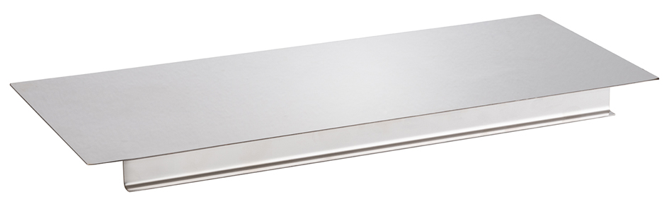 APS Baumkuchenplatte, (B)390 x (T)160 x (H)30 mm, silber von aps