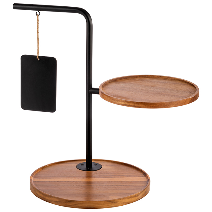 APS Etagère IRON, 2-stufig, schwarz, Höhe: 440 mm APS Etagère IRON, 2-stufig, schwarz, Höhe: 440 mm von aps