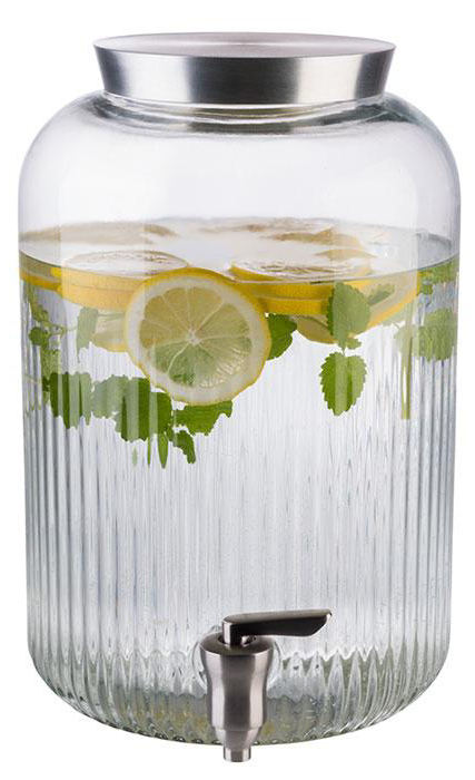 APS Getränkespender, 7 Liter, Glas/Edelstahl APS Getränkespender, 7 Liter, Glas/Edelstahl von aps