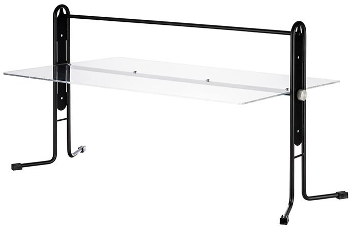 APS Hygieneschutz BUFFET GUARD, schwarz/transparent von aps