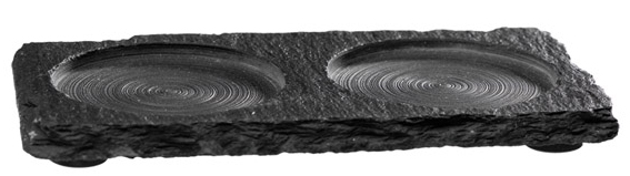 APS Naturschieferplatte/Untersetzer, (B)150 x (T)80 mm von aps