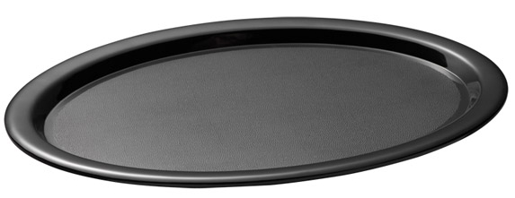 APS Serviertablett KAFFEEHAUS, oval, schwarz von aps