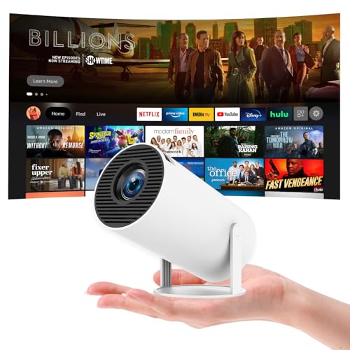 aquota Mini Beamer 4k 160 ANSI Lumen 4K Tragbarer Projektor Dual Band Wifi6/BT5.0, Beamer Handy 180°Drehbarer und Auto Keystone mit Android und IOS 11.0 aquota Mini Beamer 4k 160 ANSI Lumen 4K Tragbarer Projektor Dual Band Wifi6/BT5.0, Beamer Handy 180°Drehbarer und Auto Keystone mit Android und IOS 11.0 von aquota