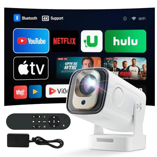 Videoprojektor 1080P Mini Projektor 4 K, Videoprojektor Android 11 WiFi 6/BT 5.4 für Telefon/PC/Lap/Stick, HDMI Heimkino Netflix zertifiziert & Electric Focus Videoprojektor 1080P Mini Projektor 4 K, Videoprojektor Android 11 WiFi 6/BT 5.4 für Telefon/PC/Lap/Stick, HDMI Heimkino Netflix zertifiziert & Electric Focus von aquota