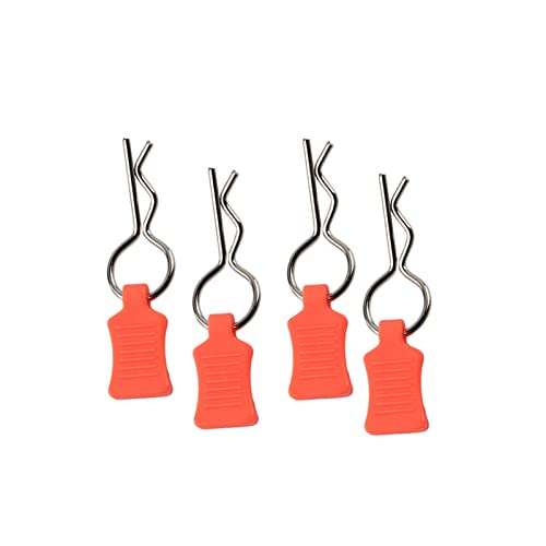 1/5 1/8 RC Car Body Shell Clip Clip Pin Fixing -Halterung Set Accessoire -Teile für Dunkelblau Geeignet (ORANGE) von aqxreight