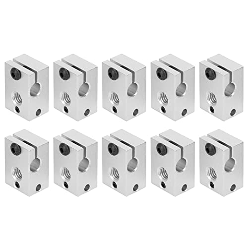 10pcs Aluminiumheizungsblock PT100 -Sensor für V6 3D -Druckerheizdüsezubehör von aqxreight