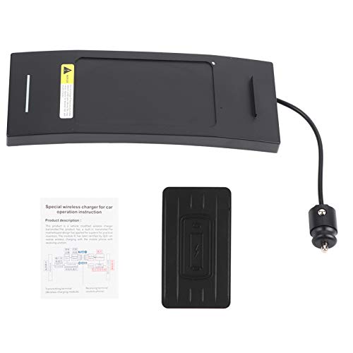 15W Auto Schnell Drahtloser Ladegerät Inhaber ABS Car Lading Mount für C7 2012–2018 für QI International Wireless Lading Standard WPC für QI 1.2 von aqxreight